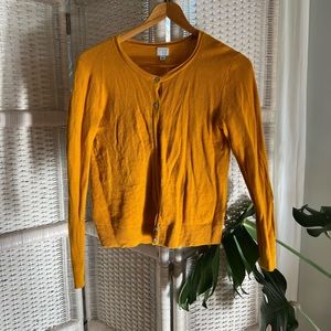 Target, A New Day, cardigan, L, mustard yellow